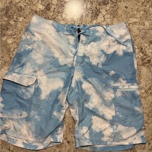 Simms SolarFlex Light Blue Shorts